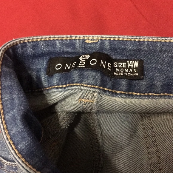 Stripe Red Jeans - Picture 6 of 7